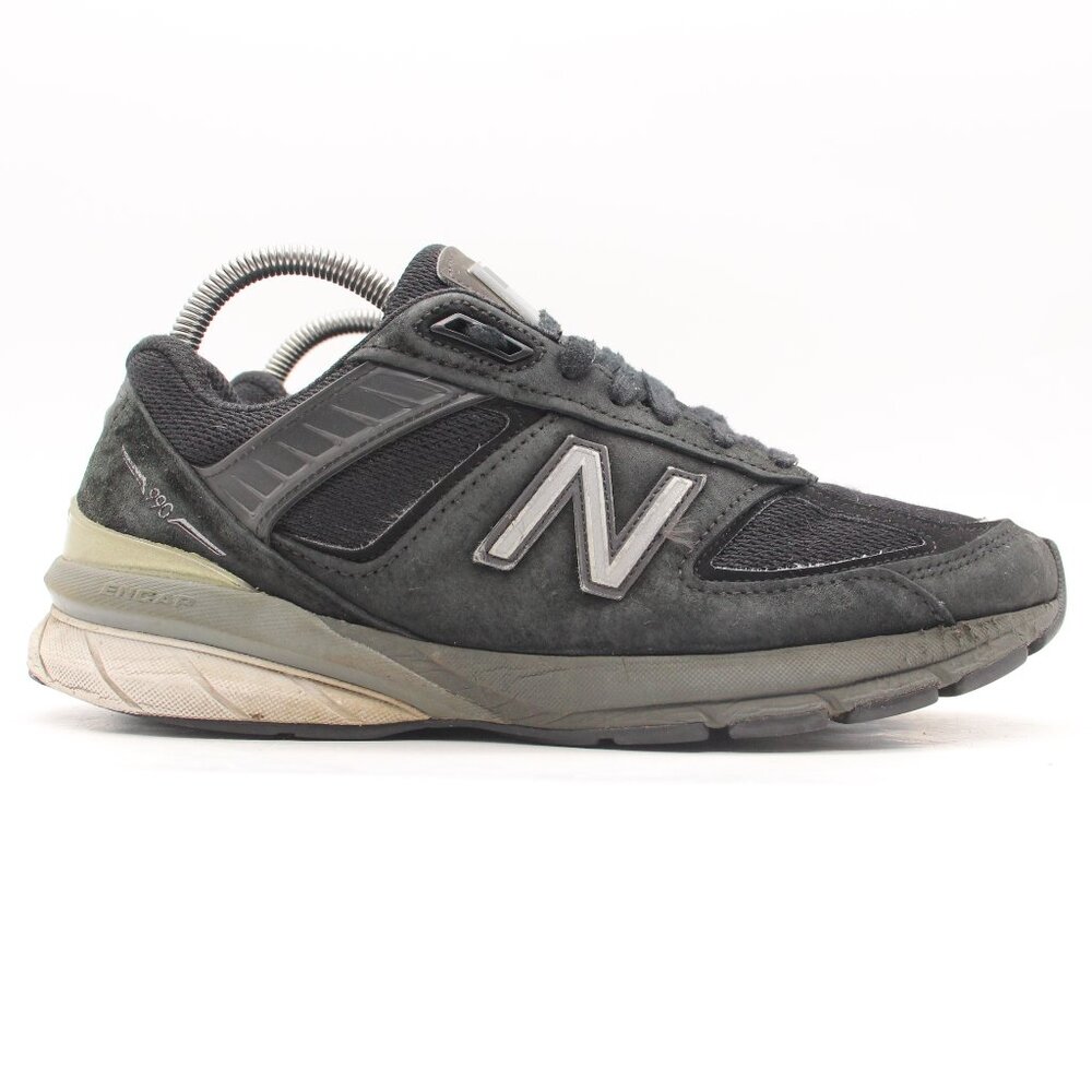 New Balance 990V5  Women’s Size 9 B M990BK5 Black Casual Shoes Sneakers